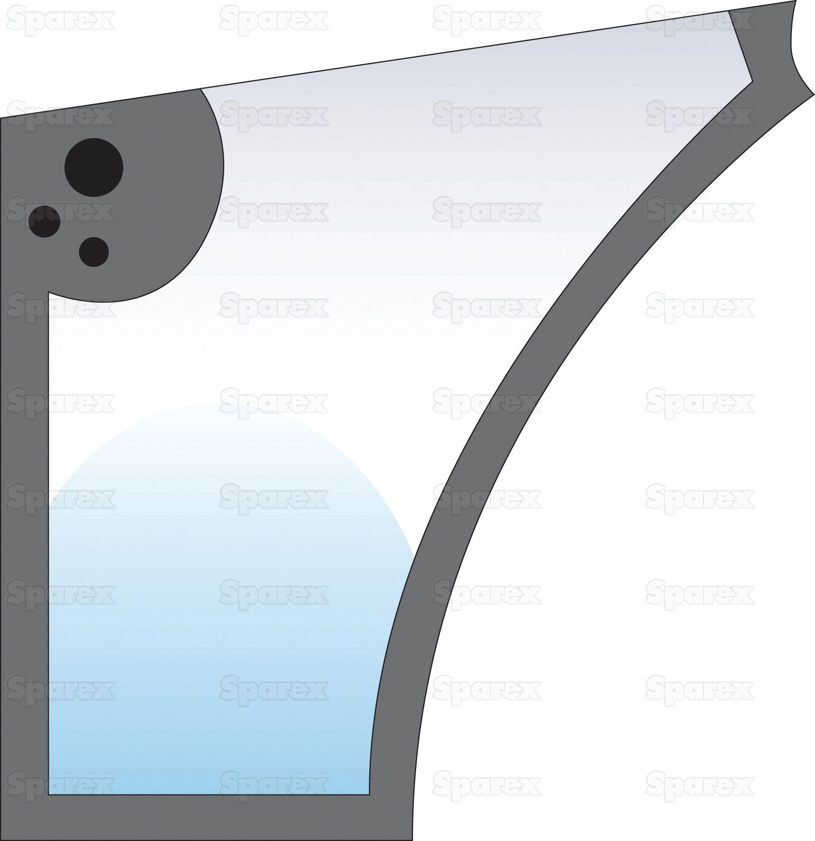 CASE IH GLASS-DOOR-LOWER-LH 102337