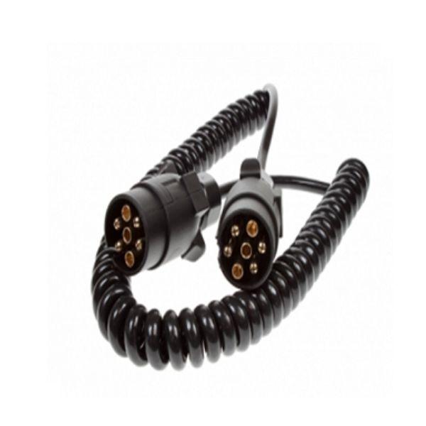 7 Pin Curly Connecting Lead - 3M