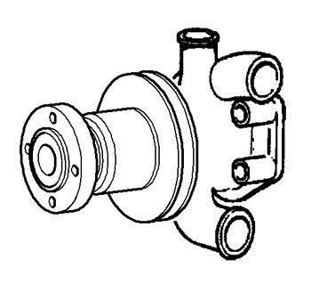 MASSEY FERGUSON TRACTOR WATER PUMP (AGCO) 3641823M91