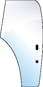 FIAT GLASS-DOOR-RH-2 HOLES 100491