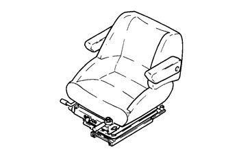 MASSEY FERGUSON TRACTOR SEAT (AGCO) 3700861M91
