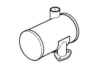MASSEY FERGUSON TRACTOR SILENCER (AGCO) 3388432M2