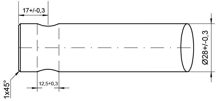 STOLL TINE-CURVED PIN FIT 600MM 78895