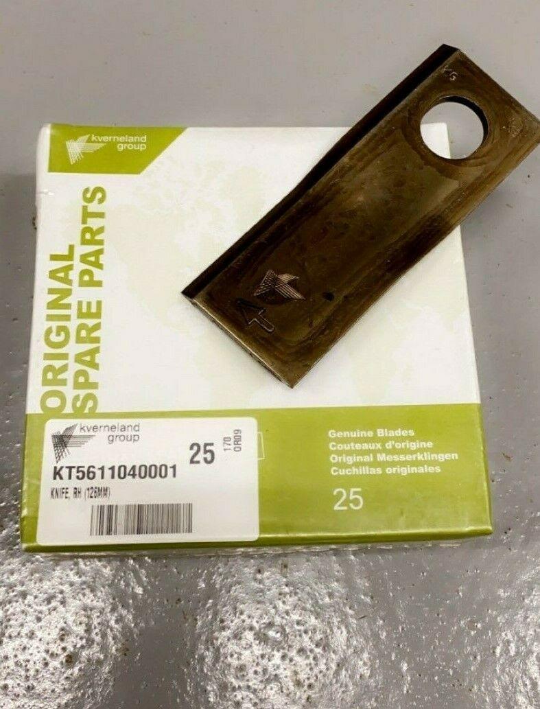 Kverneland Mower Blade - Box of LH and RH Genuine KV Blades