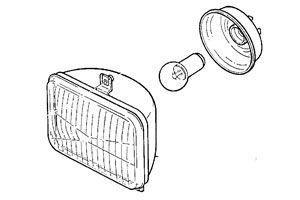 MASSEY FERGUSON TRACTOR HEADLAMP (AGCO) 1693943M93