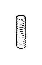 MASSEY FERGUSON TRACTOR STUD BOLT (AGCO) 886160M2
