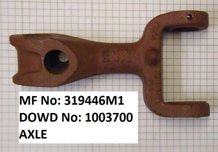 Massey Ferguson AXLE Part No:319 446 M1