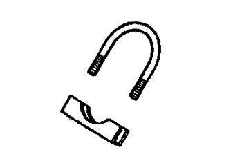 MASSEY FERGUSON TRACTOR CLAMP (AGCO) 1674071M92