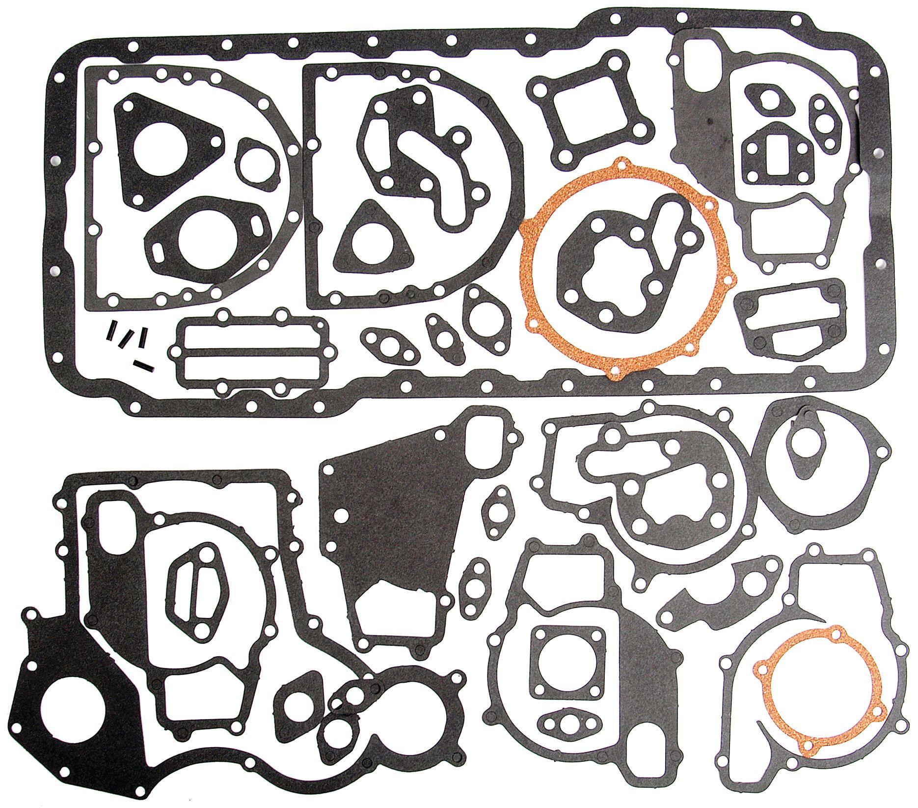 MASSEY FERGUSON GASKET SET-BOTTOM 40616