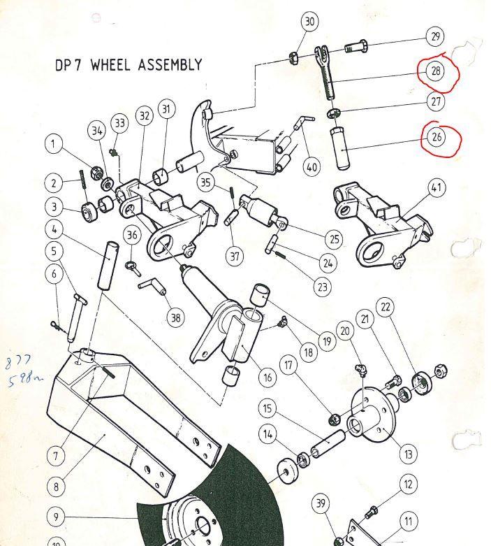 Dowdeswell DP7 Wheel Damper Ram