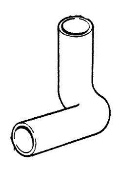 MASSEY FERGUSON TRACTOR WATER HOSE (AGCO) 898748M1