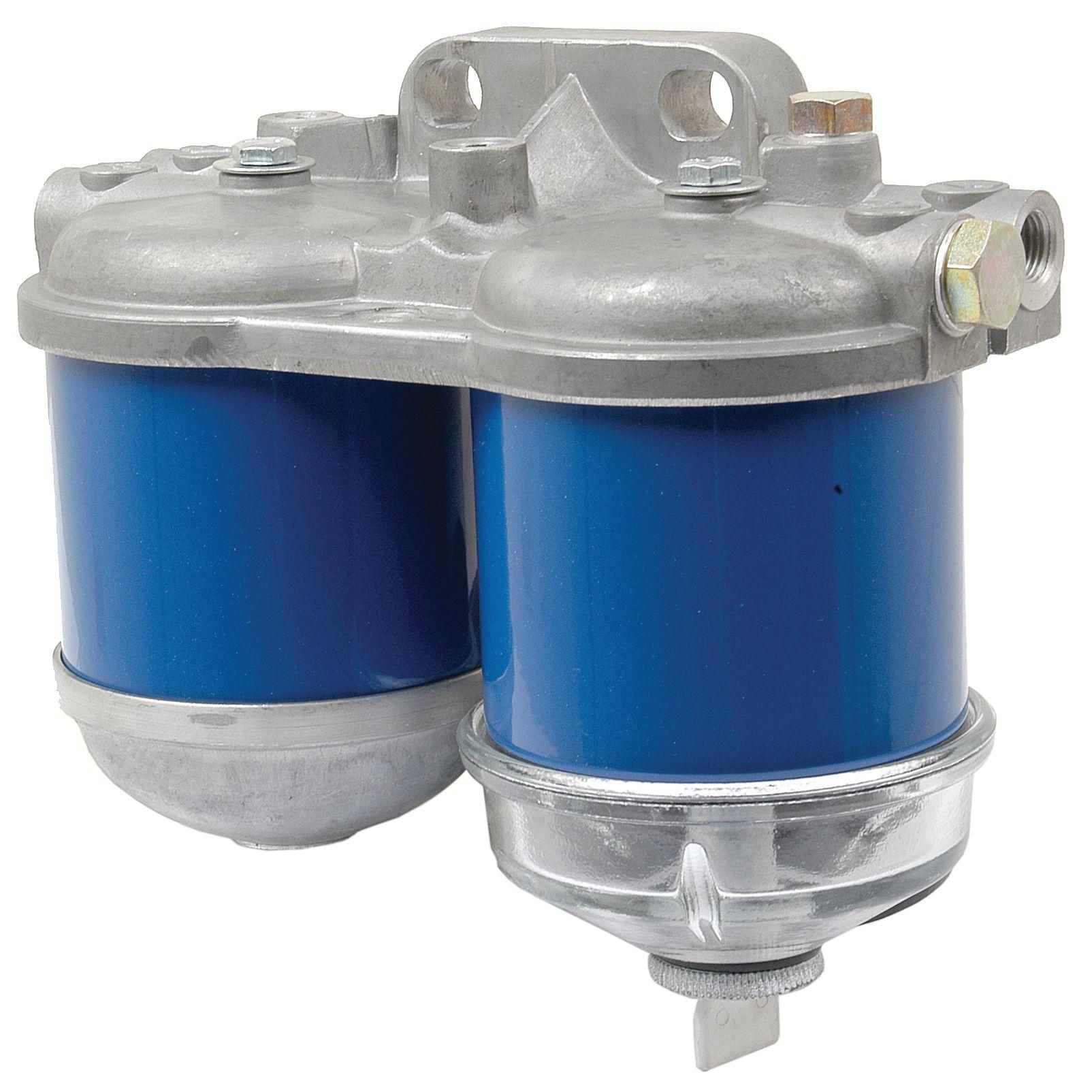 CASE IH FUEL FILTER ASSEMBLY-DUAL-1/2" 42156