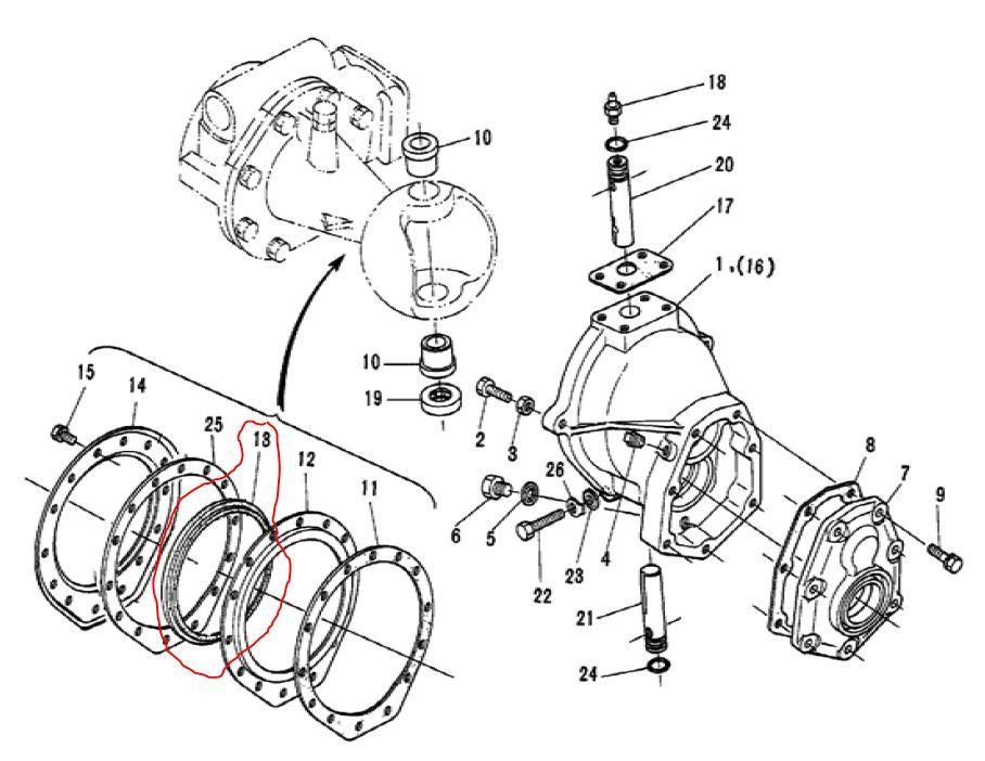 Kubota compact tractor B7000 Dust Seal