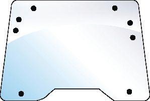 CASE IH GLASS-WINDSCREEN 100506