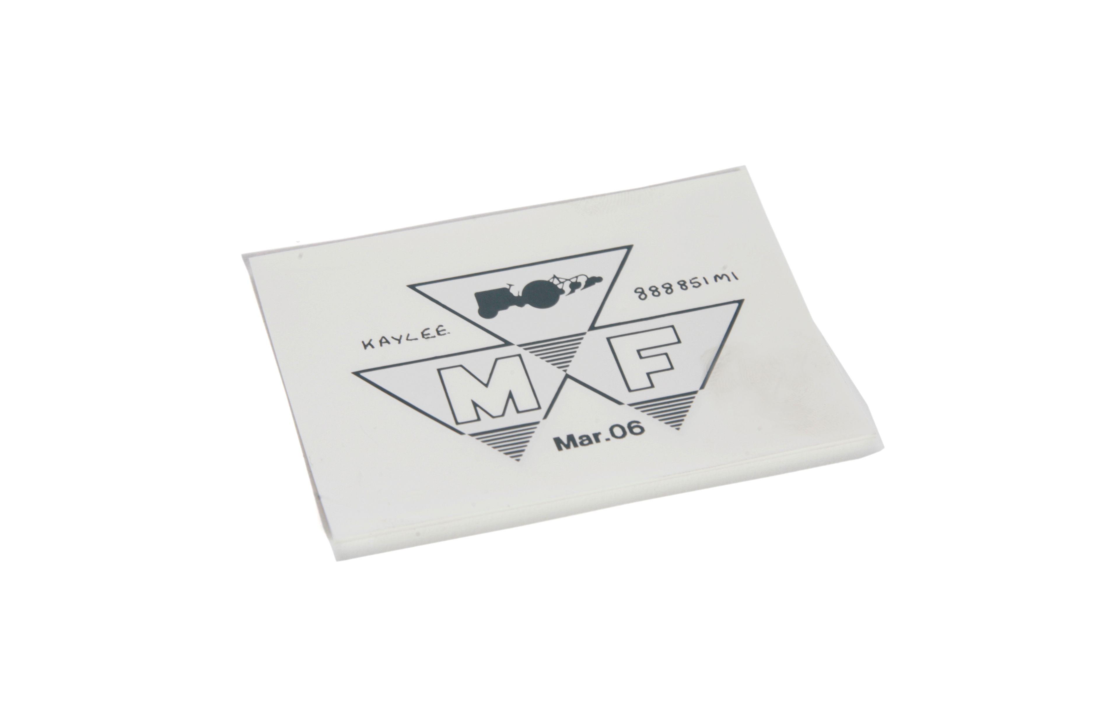 MASSEY FERGUSON TILLAGE DECAL (AGCO) 888851M1