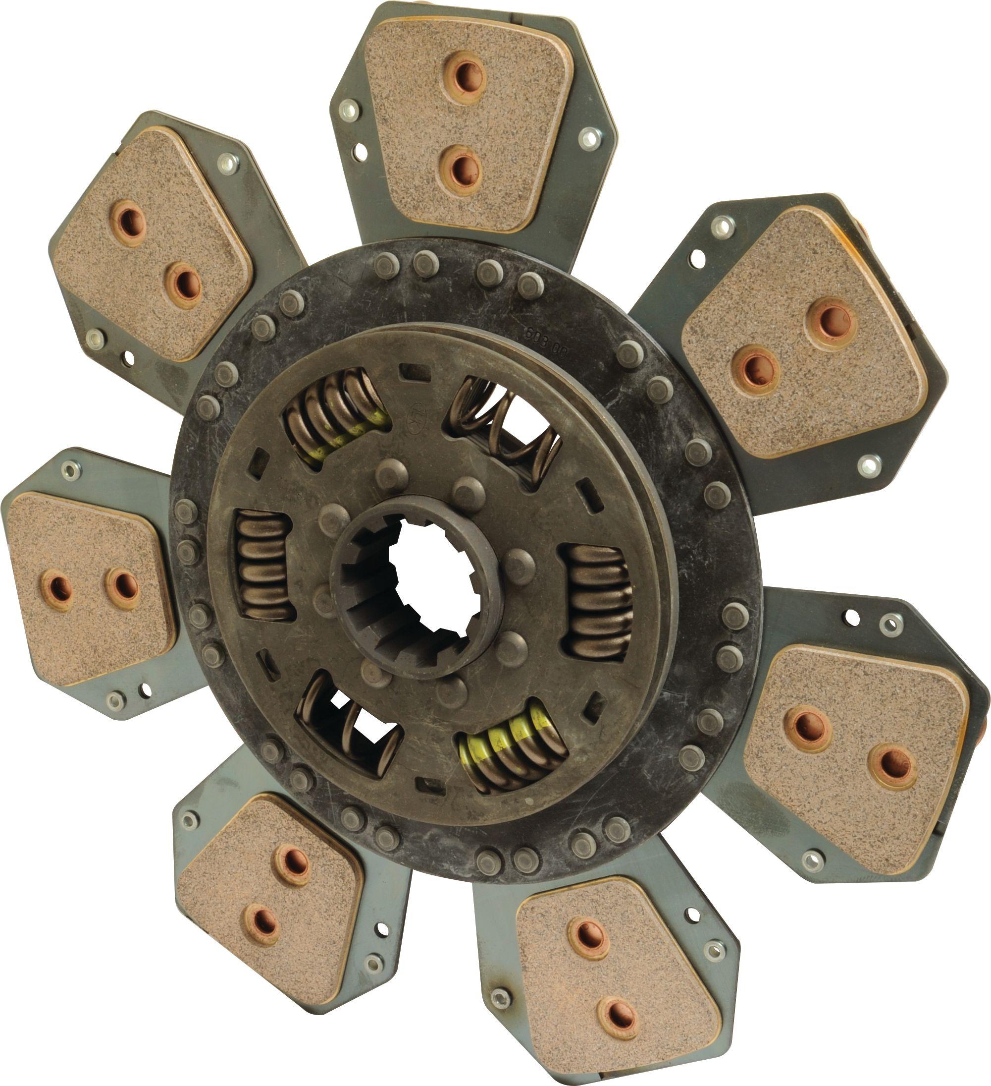 FORD NEW HOLLAND CLUTCH PLATE MAIN 7 PADDLE 13" 72758