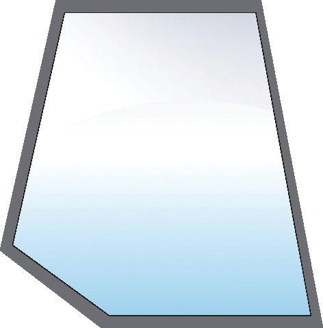 CASE IH GLASS-DOOR-UPPER-RH-FRAMED 10118