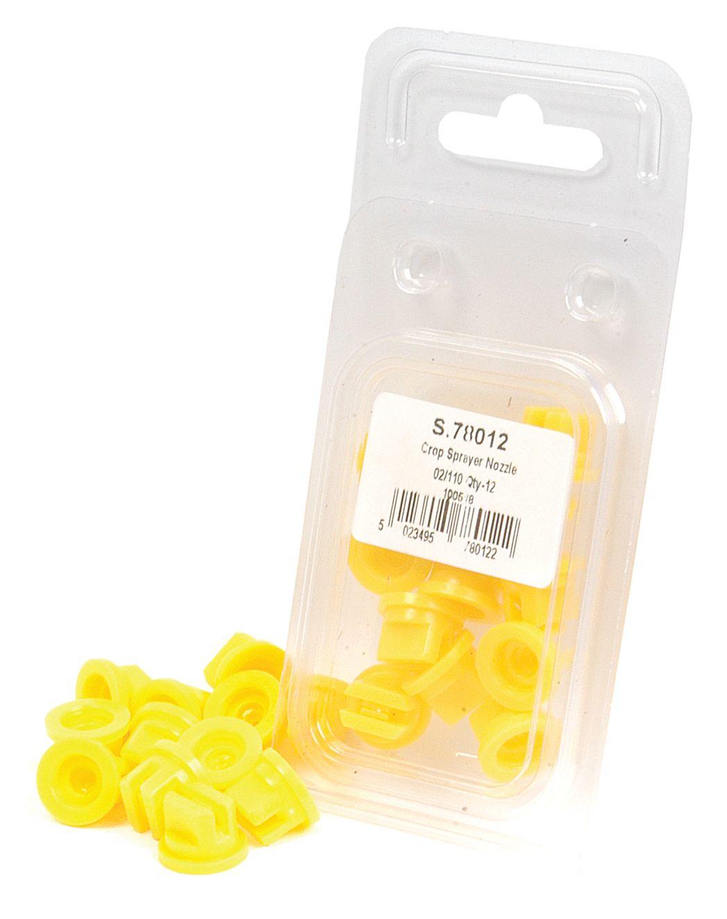 NOT SPECIFIED SPRAY NOZ YELLOW 02/110 PK 12 78012