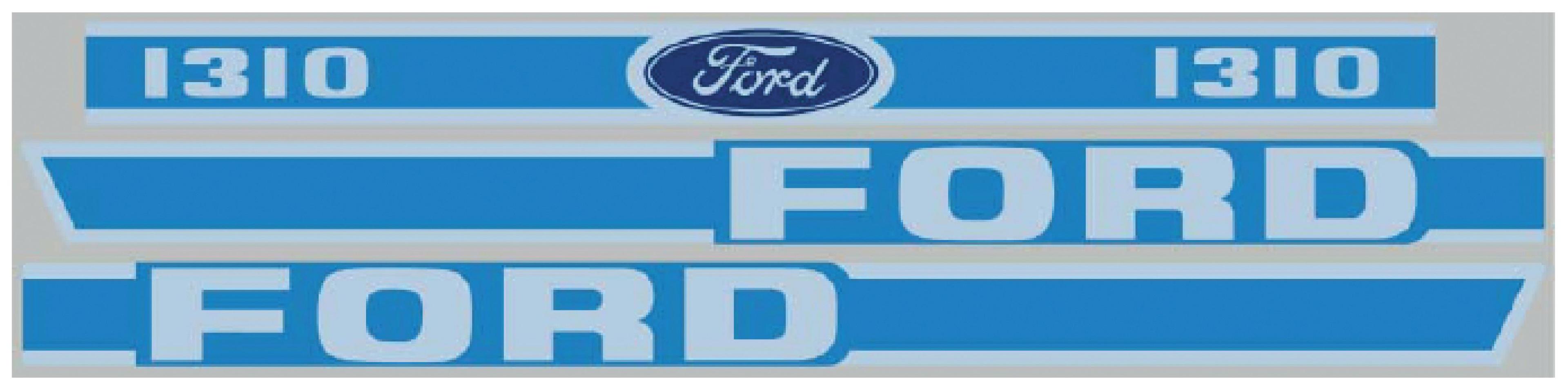 FORD NEW HOLLAND DECAL KIT-FORD 1310 - HOOD 67840