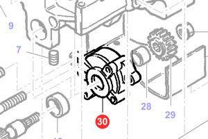 MASSEY FERGUSON TRACTOR OIL PUMP (AGCO) 3637489M91