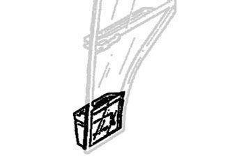 MASSEY FERGUSON TRACTOR LEFT HAND POCKET (AGCO) 3477779M1