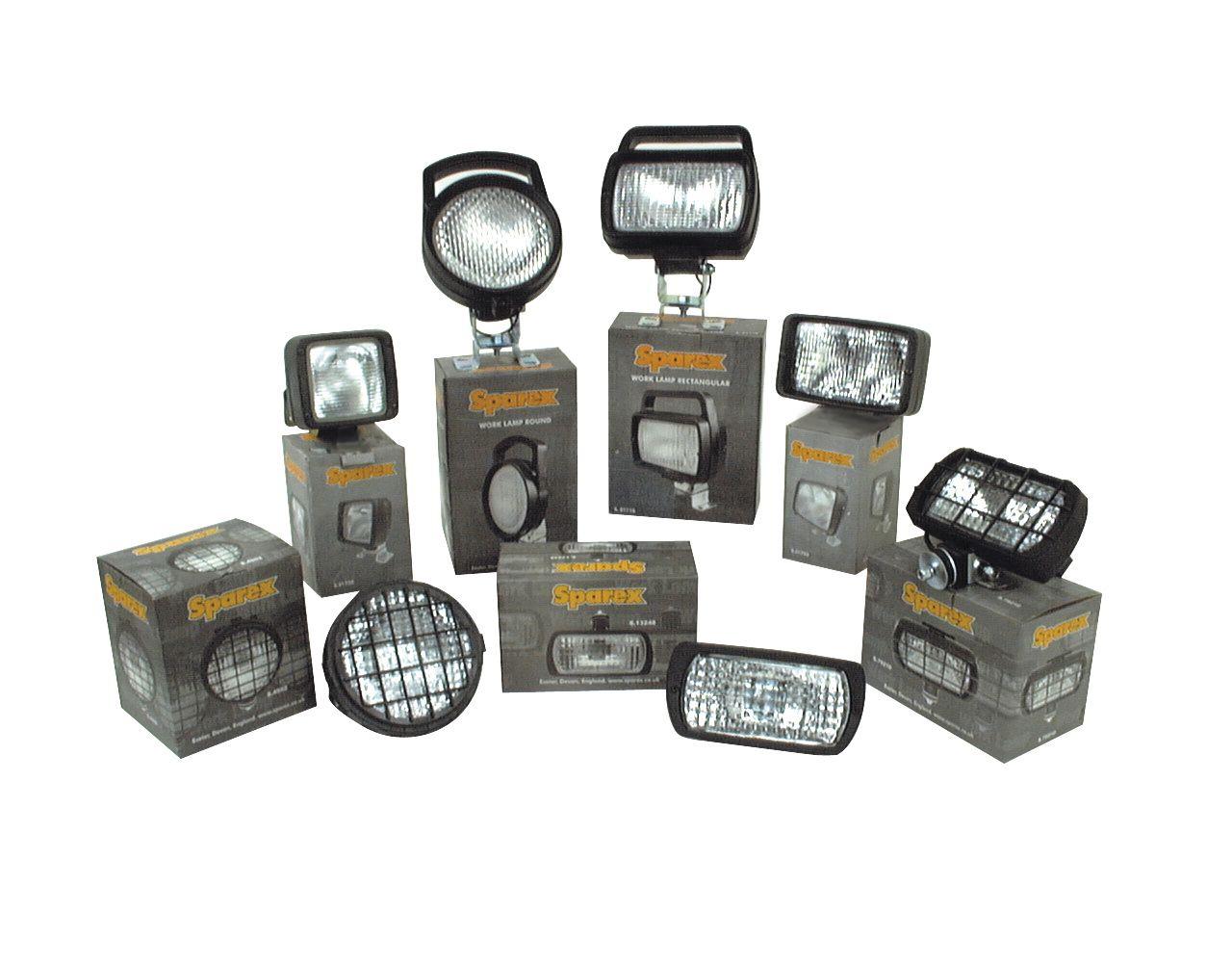CASE IH WORK LAMP-12V-SINGLE POWER SQ. 51750