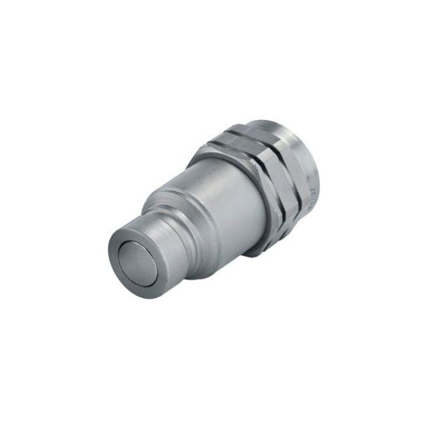 Male Flat Face Hydraulic Coupling - 3/4