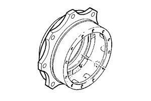 MASSEY FERGUSON TRACTOR WHEEL HUB (AGCO) 3429976M3