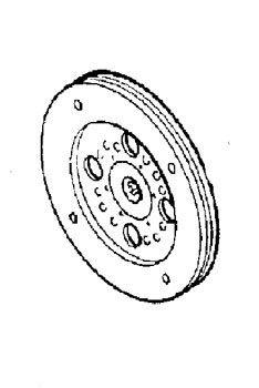 MASSEY FERGUSON TRACTOR DRIVE PLATE PTO (AGCO) 3478359M91