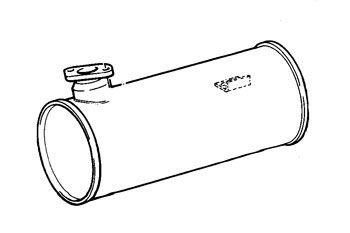 FENDT TRACTOR MUFFLER (AGCO) H205200100060