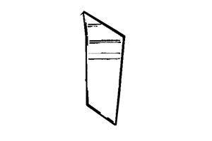 MASSEY FERGUSON TRACTOR RIGHT HAND GLASS (AGCO) 3475995M1