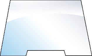 CASE IH GLASS-WINDSCREEN 100574