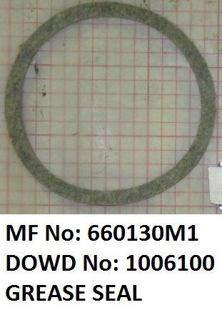 Massey Ferguson GREASE SEAL Part No:660 130 M1