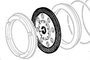 MASSEY FERGUSON TRACTOR BRAKE DISC (AGCO) 3617652M91
