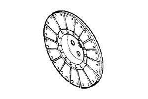 MASSEY FERGUSON TRACTOR CLUTCH DISC (AGCO) 3610274M92