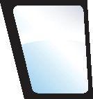 MASSEY FERGUSON GLASS-FRONT-LOWER-LH 100443