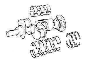 MASSEY FERGUSON TRACTOR KIT CRANKSHAFT (AGCO) 3641858M91