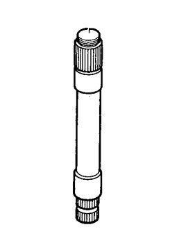 MASSEY FERGUSON TRACTOR SHAFT (AGCO) 1676666M1