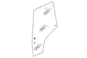 MASSEY FERGUSON TRACTOR LEFT HAND GLASS (AGCO) 3825689M1