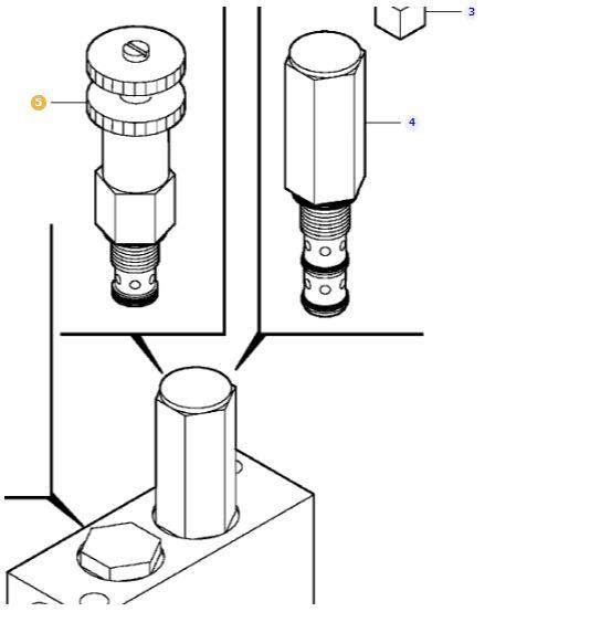 MASSEY FERGUSON BALER RELIEF VALVE (AGCO) 700724299