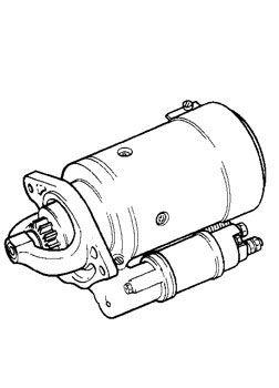 MASSEY FERGUSON TRACTOR STARTERMOTOR (AGCO) 3763362M94