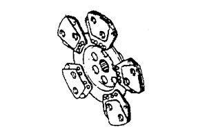 MASSEY FERGUSON TRACTOR CLUTCH DISC (AGCO) 3701008M91
