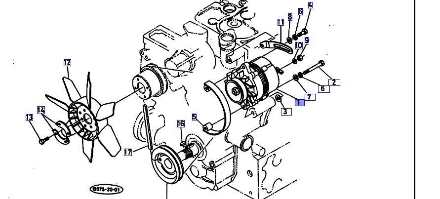 Kubota L345DT Dynamo
