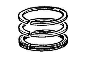 MASSEY FERGUSON COMBINE KIT, PISTON RING (AGCO) 3641316M91