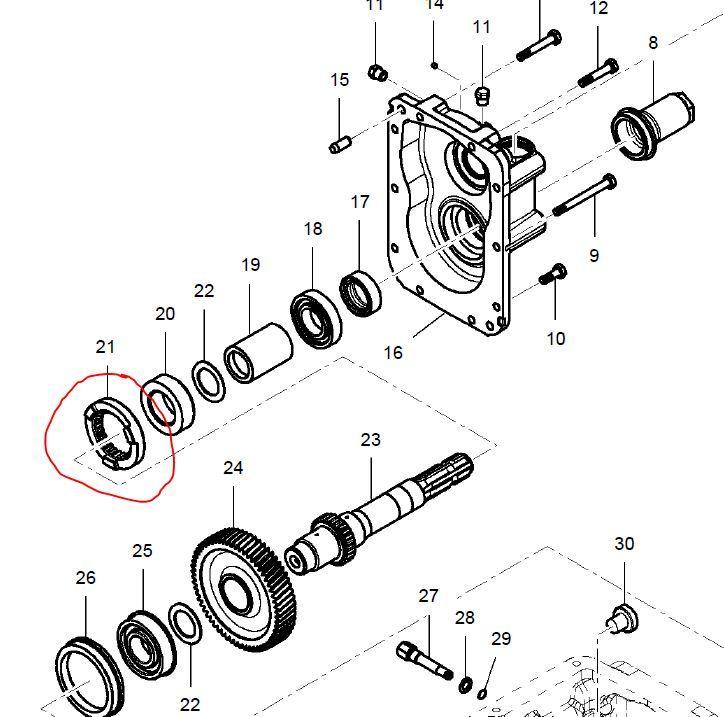 CHALLENGER TRACTOR SLEEVE (AGCO) VA642435