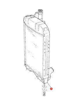MASSEY FERGUSON TRACTOR RADIATOR (AGCO) 3599709M92