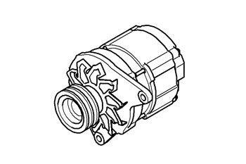 MASSEY FERGUSON TRACTOR ALTERNATOR (AGCO) 3821974M91