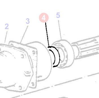 MASSEY FERGUSON TRACTOR OIL SEAL (AGCO) 195523M1
