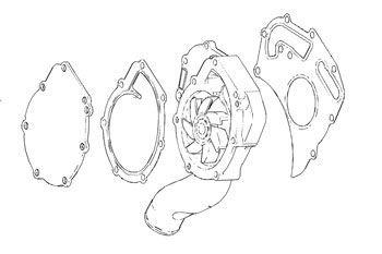MASSEY FERGUSON TRACTOR KIT WATER PUMP (AGCO) 4226913M91