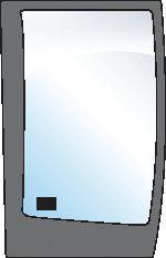 FORD NEW HOLLAND GLASS-FRONT-LOWER-RH 100576